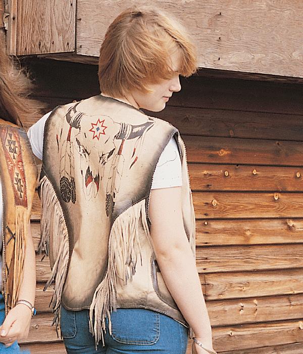 (image for) The Bullhead Western Leather Vest